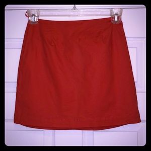 GAP stretch short coral skirt